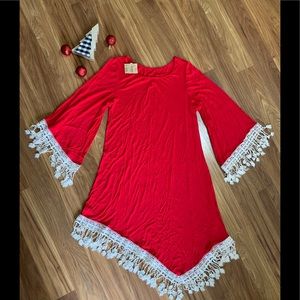 Red Lace boutique dress